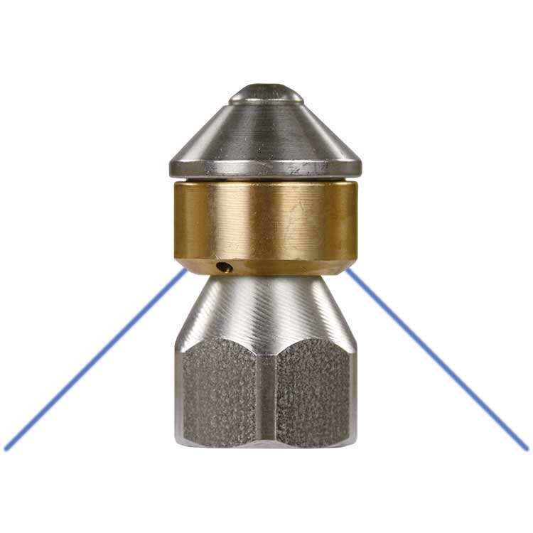 ROTAČNÍ KANALIZAČNÍ TRYSKA 3/8 "F 045