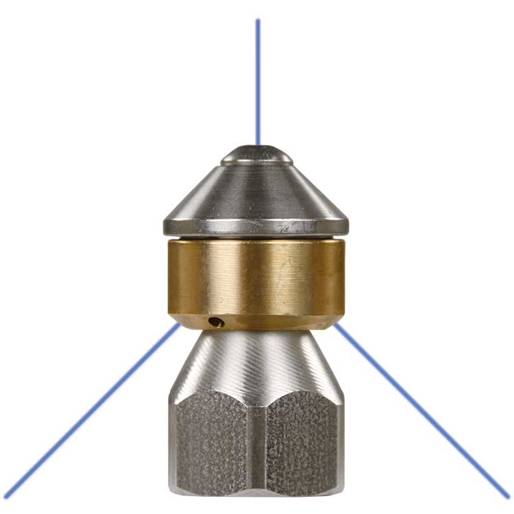 ROTAČNÍ KANALIZAČNÍ TRYSKA ST-49.1 3/8 "F 100